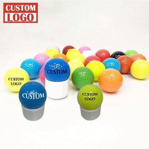 Diseño de Pelotas de Golf Promocionales de Alta Calidad con Logotipo Personalizado OEM al por Mayor, Material Surlyn, Dureza 80-90, para Campo de Práctica - Product Image 1