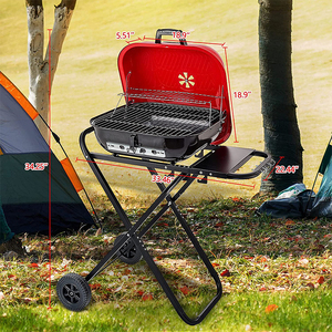 <span class=keywords><strong>Barbecue</strong></span> à charbon de bois moderne réglable en acier T Kitchen/Garden, fabricant <span class=keywords><strong>XXL</strong></span> 23 pouces, <span class=keywords><strong>barbecue</strong></span> d'extérieur pour la maison - Product Image 4