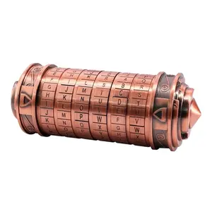 Da Vinci Cipher Password Lock ของเล่นออกแบบอย่างสร้างสรรค์,ปริศนาโลหะเพื่อการศึกษาของขวัญวันเกิด