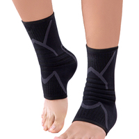 Conrida New Design Fitness High Elastic Brace Respirant Ankle Support Sleeve Pour Hommes Et Femmes