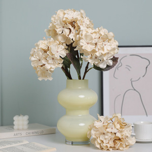 Ramillete de Hortensia Artificial Ruilisi, Flor de Seda Morada de Tallo Único para Decoración de Bodas y Hogar - Product Image 4