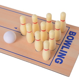 Xách tay mini Tabletop 3-in-1 trò chơi trong nhà thiết lập bao gồm shuffleboard quăn và Bowling trò chơi cho những người đam mê trò chơi hội đồng quản trị - Product Image 1