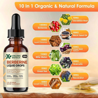 Gouttes liquides de berbérine 60 ml, cannelle de Ceylan, melon amer, complément alimentaire, OEM, ODM, marque privée