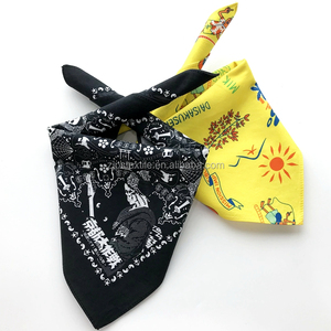 Pirata soie sauvage chiffon hommes cou écharpe Bandana bandeaux pour les gars cou tête foulard mexicain Bandannas - Product Image 5