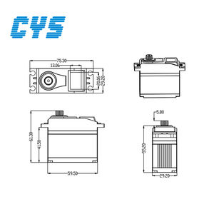 Venta directa de fábrica de China, venta al por mayor, Servo Digital impermeable de alto Torque de 40kg con engranaje de Metal para <span class=keywords><strong>coche</strong></span> <span class=keywords><strong>RC</strong></span> 1:5 - Product Image 5