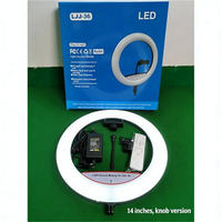 Vente en gros de lampes annulaires LED pour vidéo de 10'', 12'', 13'', 14'', 18'', 22'' avec support de téléphone et télécommande pour le maquillage, YouTube, studio photo