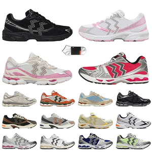 Asics 2160 <span class=keywords><strong>Scarpe</strong></span> da Corsa Designer 1130 Sneakers con Plateau per <span class=keywords><strong>Uomo</strong></span> Donna GT Outdoor K14 Trainers Nere Argento Puro Allacciate EVA - Product Image 1