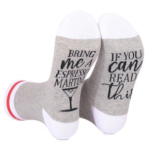 Calcetines Divertidos con Diseño de <span class=keywords><strong>Espresso</strong></span> <span class=keywords><strong>Martini</strong></span> para Jóvenes y Adultos, Hombres y Mujeres - Product Image 2