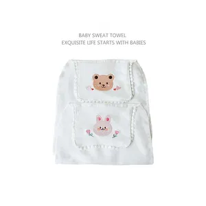 Sweat Towel Baby Sweat Towel Children's Back Cushion Soft Water Absorbent Cotton Printing