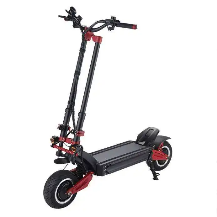 2 ruote 10 pollici pneumatico ad alta velocità Dual Drive Road scooter elettrici pieghevoli per adulti