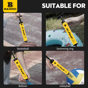 BAIMEI Soccer Ball Hand Held <strong>Air</strong> <strong>Pump</strong> Inflator With Needle - Product Image 4