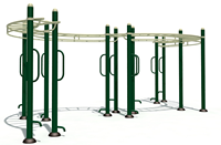 Equipo de gimnasio de ejercicio al aire libre de parque personalizado profesional equipo de fitness para niños y adultos