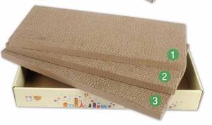 Custom Large Cat Scratching Board Einzigartiger Cat <span class=keywords><strong>Scratcher</strong></span> und Bett mit benutzer definiertem Wellpappe nstil Langlebig Nicht leicht zu verformen - Product Image 6