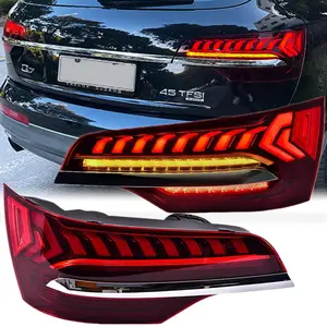 Car Lights For Audi Q7 LED Tail Light 2007-2016 Tail Lamp Rear Trunk Stop Brake Dynamic Signal Animation Audi Q7 LED Tail Light