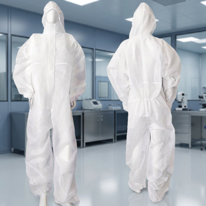 Vêtements de sécurité jetables non tissés-Combinaisons plastifiées en PE PP Vêtements de protection jetables - Product Image 3