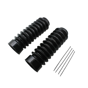 Protège-fourches avant de <span class=keywords><strong>moto</strong></span> 49 mm, protections en caoutchouc pour amortisseurs <span class=keywords><strong>Harley</strong></span> Dyna Street Fat Bob Super Glide - Product Image 1