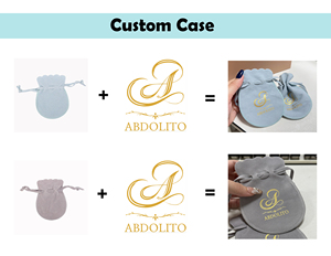 Reusable Luxury Light Blue Velvet Drawstring Bag Custom Logo Ring Packaging Bag Jewelry Gift Storage Pouch Bags - Product Image 6