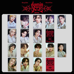 Photocards HD de KPOP STRAY KIDS DOMINATE WORLD TOUR, Felix, Hyunjin, Leeknow, Han, Bangchan, Changbin, Tarjetas LOMO Brillantes, Colección para Fans - Product Image 1