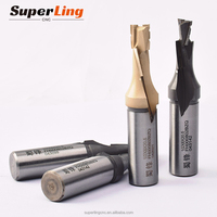 Shufeng Cnc Router Bits Composite Positionnement Hélicoïdal Ensemble De Coupe Forets pour Bois MDF Aggloméré Routeur Bit