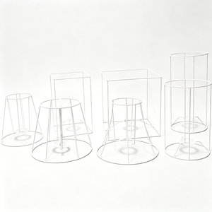 Accessori per <span class=keywords><strong>Paralumi</strong></span> all'Ingrosso, Telai in Filo Metallico per Realizzazione di <span class=keywords><strong>Paralumi</strong></span> Personalizzati, Materiali per Artigianato - Product Image 1