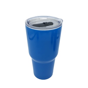 30oz Multi-Purpose Lightweight Stainless Steel Vacuum Insulated Tumbler Easy-Clean Portable Coffee Tumbler for Travel Hot Cold - Product Image 3