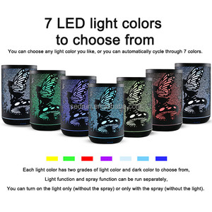 โคมไฟดวงจันทร์ LED สีสันสดใสตัวกระจายกลิ่นหอมด้วยคลื่นอัลตร้าโซนิคของขวัญวาเลนไทน์สำหรับรถยนต์บ้านหรือใช้งานกลางแจ้งด้วยไฟฟ้า - Product Image 3