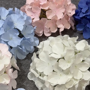 Flores de Hortensia Artificiales Lichao, de Seda, Realistas, para Decoración de Bodas, Hogar, Fotografía en Exteriores, Estilo Moderno - Product Image 2