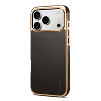 Étui de téléphone en cuir véritable ciré à l'huile, cadre en TPU, plaque arrière en PC, compatible avec les smartphones