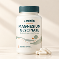 Gélules végétaliennes de glycinate de magnésium 90 % à marque privée pour le soutien du sommeil et la réduction du stress – Suppléments végétaux chélatés OEM
