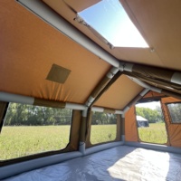 Proveedor de Tiendas de Campaña FR OEM/ODM, Tienda de Campaña Grande de Algodón Oxford para Acampar en Familia y Proyectos de Glamping