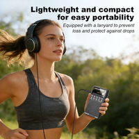 Tragbares FM/AM/SW 3-Band Digitalradio mit Eingebautem Lautsprecher und 3,5mm Anschluss für Outdoor-Camping