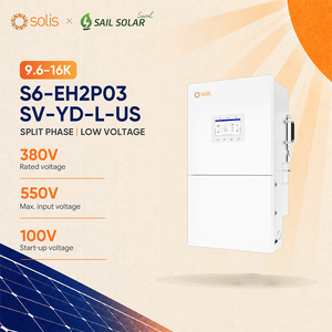 <span class=keywords><strong>Inversor</strong></span> Solar Híbrido Bifásico <span class=keywords><strong>Solis</strong></span> S6-EH2P10K03-SV-YD-L-US de <span class=keywords><strong>10kW</strong></span>, Versión para Estados Unidos, <span class=keywords><strong>Inversor</strong></span> de Energía de Respaldo Fuera de la Red - Product Image 1