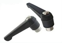 Poignée de serrage réglable en alliage de zinc recouverte de plastique WEIYE pour tiroir, commode, usage extérieur hôtelier