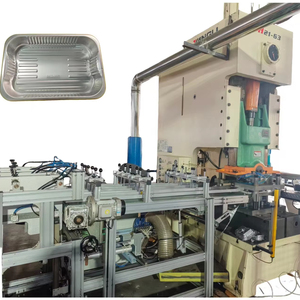 Máquina para Fabricar Bandejas de Papel Aluminio de Alta Calidad, Apta para Uso en Servicios de Catering y Supermercados - Product Image 1
