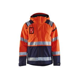 BLAKLADER - 498719875389XL <b>Hi</b>-<b>Vis</b> Shell <b>jacket</b> <b>Orange</b>/Navy blue - EAN 7330509434901 <b>HI</b>-<b>VIS</b> WORKWEAR - Product Image 1