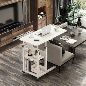 Лидер продаж с завода, современный простой стол для ноутбука, мобильный подъемник для кровати или прикроватных столов, легко перемещаемые компьютерные столы - Product Image 1