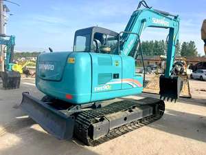 Mini-excavatrice sur chenilles d'occasion de marque chinoise SWE90, 9 tonnes, excavatrices d'occasion en excellent état avec godet d'excavatrice - Product Image 5