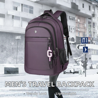 Sac à dos unisexe en polyester pour l'Amérique du Nord avec fermeture éclair, idéal pour les voyages, les loisirs et l'école secondaire