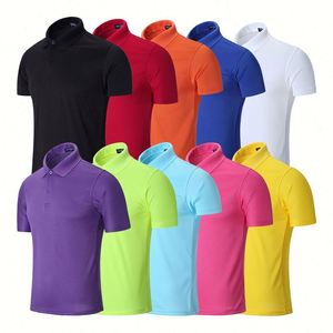 Polo à col rabattu personnalisé avec logo, prix compétitif, 180g coton, polo de golf, t-shirt polo en coton pour homme - Product Image 2