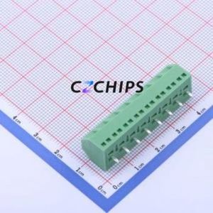 KF127S-5.08-8P Screw Terminal Block Through hole Component (THT),P=5.08mm Connector 1x8P 5.08mm Green Through Hole - Product Image 2