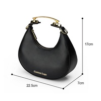 Maßgeschneiderte Halbmond-Design Leder Damen Handtaschen und Umhängetaschen Luxus Mode Schulter Crossbody Taschen für Frauen