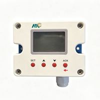 Transmetteur de vitesse du vent intégré MC, capteur de vitesse du vent pour salle blanche, avec écran LCD