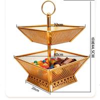 Plateau de service de luxe arabe pour le Ramadan, boîte à collations divisée, bol à noix en métal doré ou argenté, récipient à dattes, décoration de maison islamique pour l'Aïd, cadeau