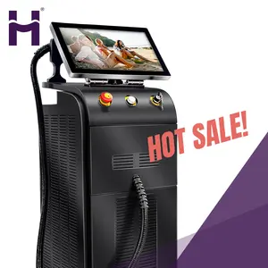 New technology 3 wave laser hair removal 808nm Remote control system diode laser hair removal machine