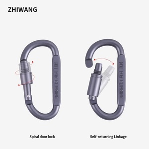 Açık Hava D Tipi Çok Amaçlı Mini Kanca Toka Alüminyum Alaşımlı Taktik Hızlı Kanca Sırt Çantası Anahtar Askısı - Product Image 5