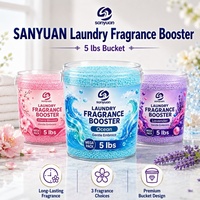 Perles de lessive 5 livres, seau grande capacité, formule 3+3 parfums, assainisseur de tissus, fabricant OEM ODM, marque privée, perles parfumées
