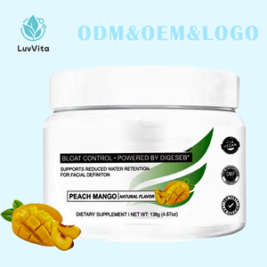 LUVVITA <span class=keywords><strong>Mango</strong></span> Peach, Suplemento Herbal en Polvo para la Digestión y Salud Intestinal para Adultos, Fórmula Vegana Natural, ODM OEM - Product Image 1