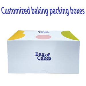 Scatola per torte con manico di grandi dimensioni usa e getta personalizzata, per gite in campeggio e picnic e festa del vino scatola per torte 12x12x6 - Product Image 2