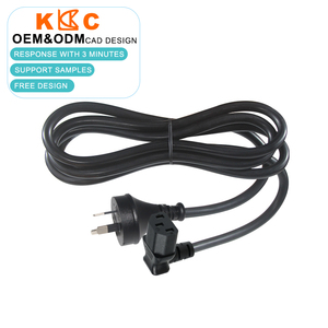 AU Plug <b>Power</b> Cord, 90 Degree <b>Computer</b> <b>Power</b> Cord IEC C13, AC Extension <b>Cable</b> for Office Appliance, Pure Copper Conductor - Product Image 1