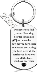 Llaveros de la mejor amiga, regalo de graduación para ella, chico universitario, chica detrás de ti, todos tus recuerdos, llavero inspirador - Product Image 6